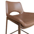 ICONA-30" BAR STOOL-SADDLE - WALNUT