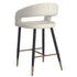 CRIMSON-26'' COUNTER STOOL-BEIGE 2 Pcs