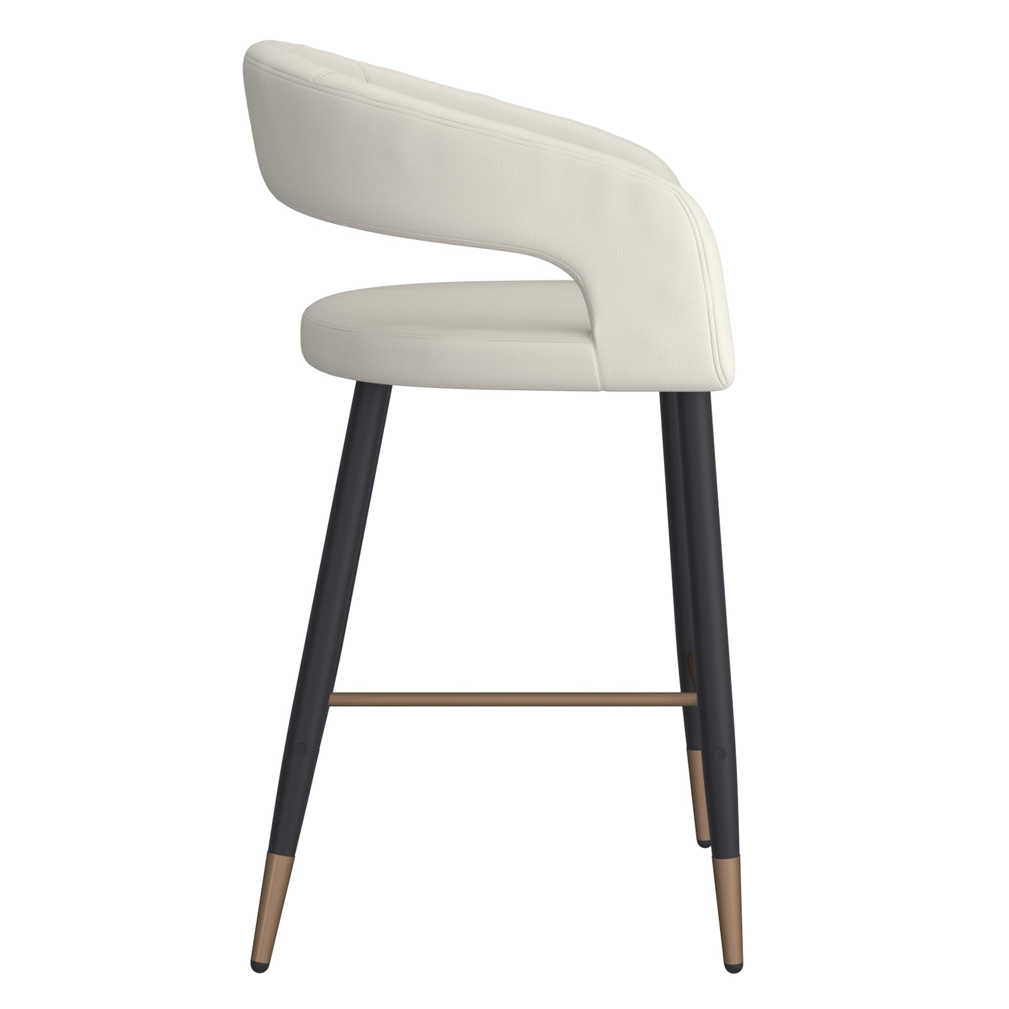 CRIMSON-26'' COUNTER STOOL-BEIGE 2 Pcs