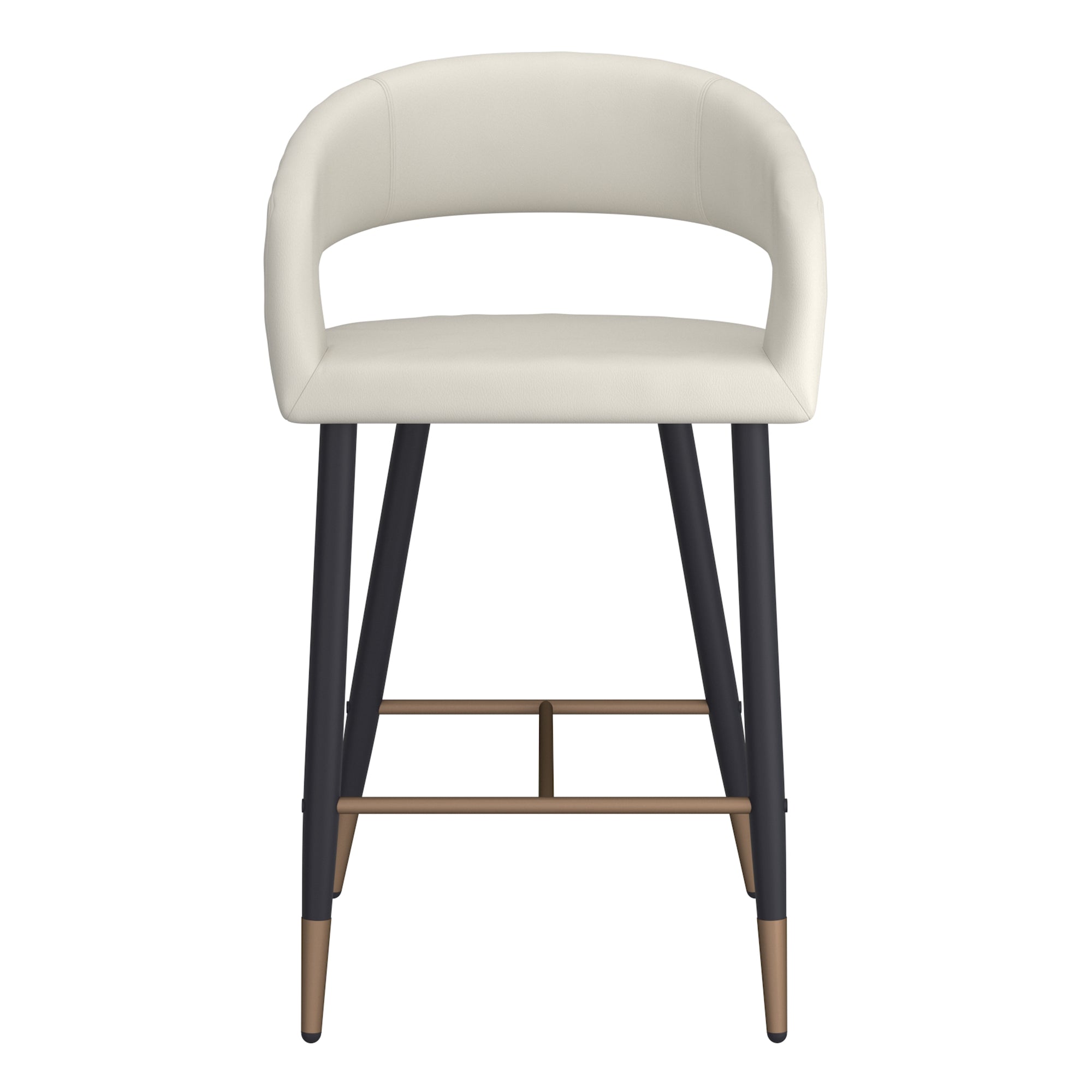 CRIMSON-26'' COUNTER STOOL-BEIGE 2 Pcs