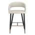 CRIMSON-26'' COUNTER STOOL-BEIGE 2 Pcs