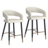 CRIMSON-26'' COUNTER STOOL-BEIGE 2 Pcs