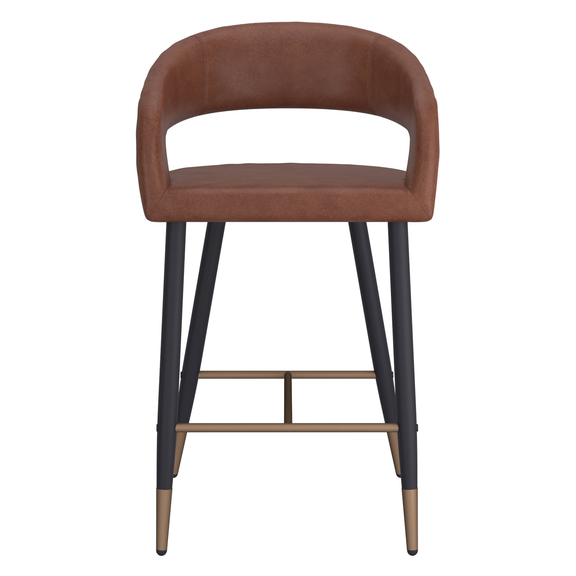 CRIMSON-26'' COUNTER STOOL-SADDLE 2 Pcs