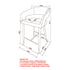 CRIMSON-26'' COUNTER STOOL-SADDLE 2 Pcs