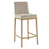 DIEGO-26" COUNTER STOOL-BEIGE AGED GOLD  2 Pcs
