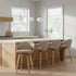 FREYA-26'' COUNTER STOOL-TOFFEE - NATURAL 2 Pcs