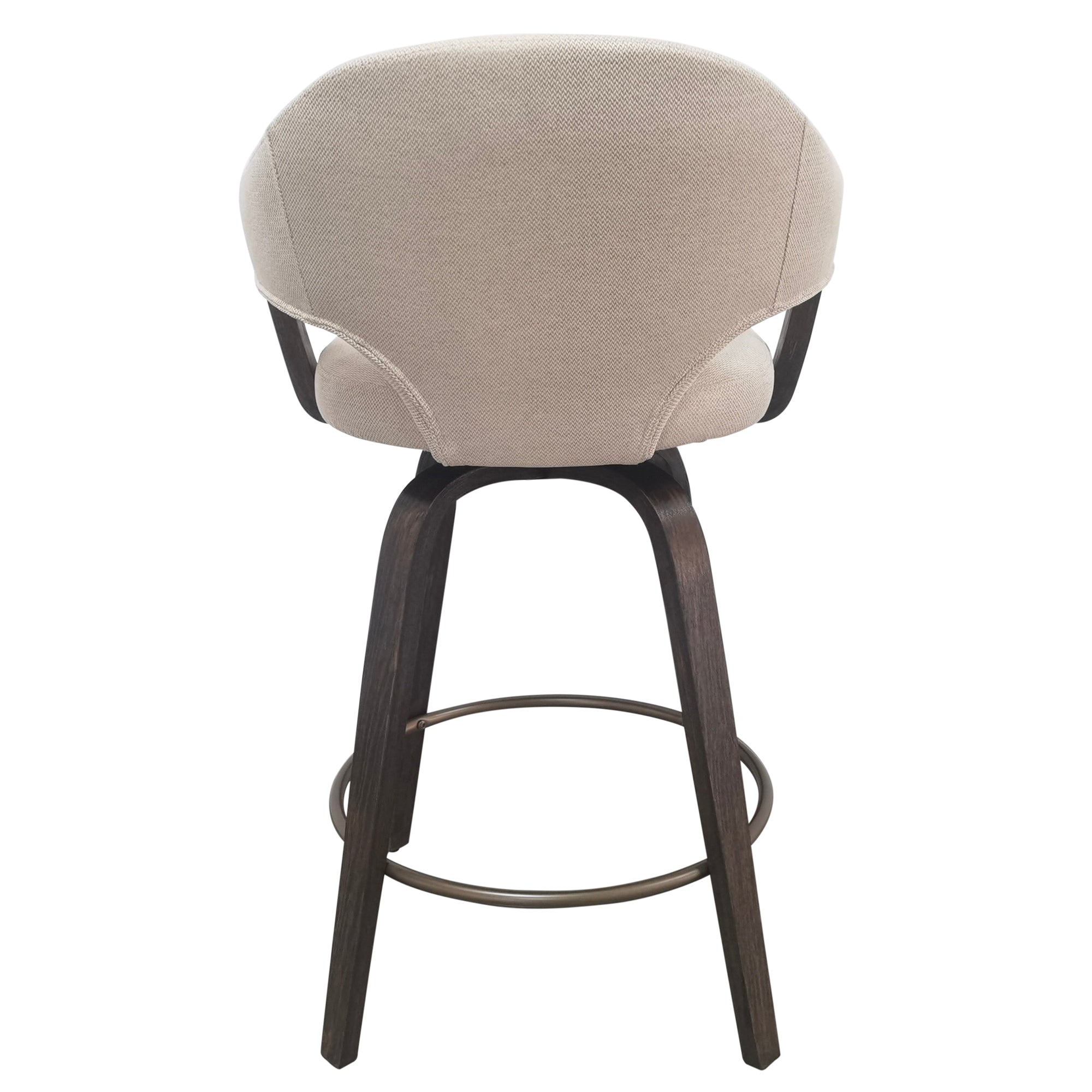 FREYA-26'' COUNTER STOOL-TOFFEE - WALNUT 2 Pcs
