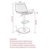KOSI-AIR LIFT STOOL-BROWN 2 Pcs