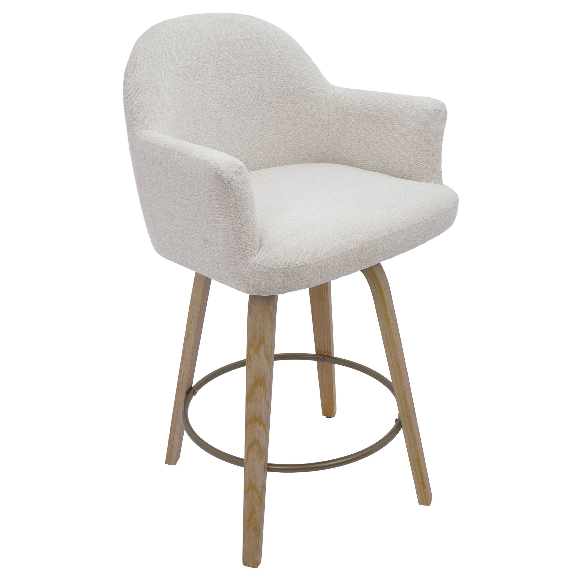 TORRA-26" COUNTER STOOL-OAT 2 Pcs