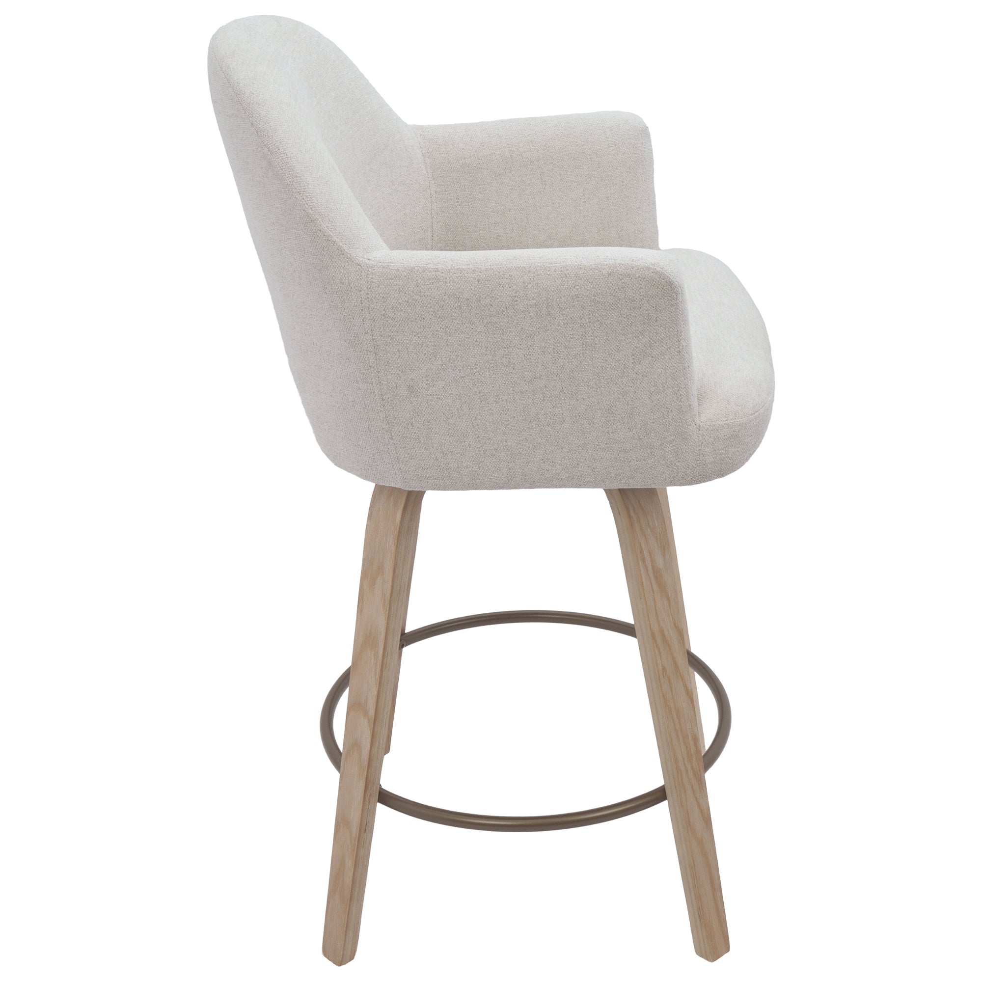 TORRA-26" COUNTER STOOL-OAT 2 Pcs