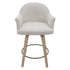 TORRA-26" COUNTER STOOL-OAT 2 Pcs