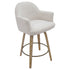 TORRA-26" COUNTER STOOL-OAT 2 Pcs