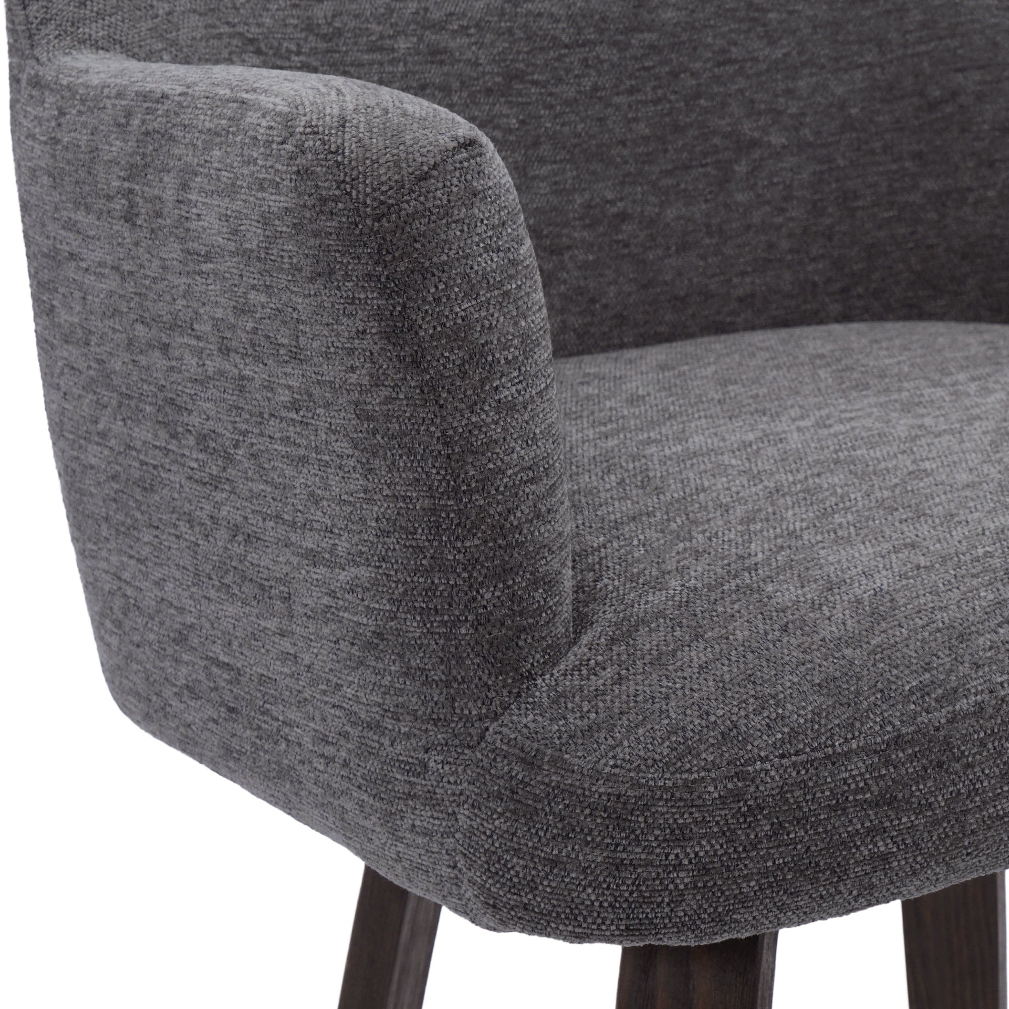 TORRA-26" COUNTER STOOL-WARM CHARCOAL 2 Pcs