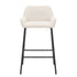 BAILY-26'' COUNTER STOOL-BEIGE FABRIC  2 Pcs