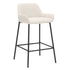 BAILY-26'' COUNTER STOOL-BEIGE FABRIC  2 Pcs