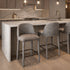 KIARA-26'' COUNTER STOOL-BROWN 2 Pcs