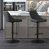 KRON-AIR LIFT STOOL PU-BLACK  2 Pcs