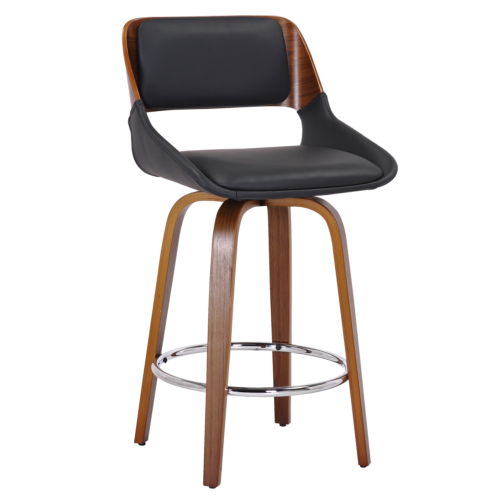 HUDSON-26' COUNTER STOOL PU-BLACK