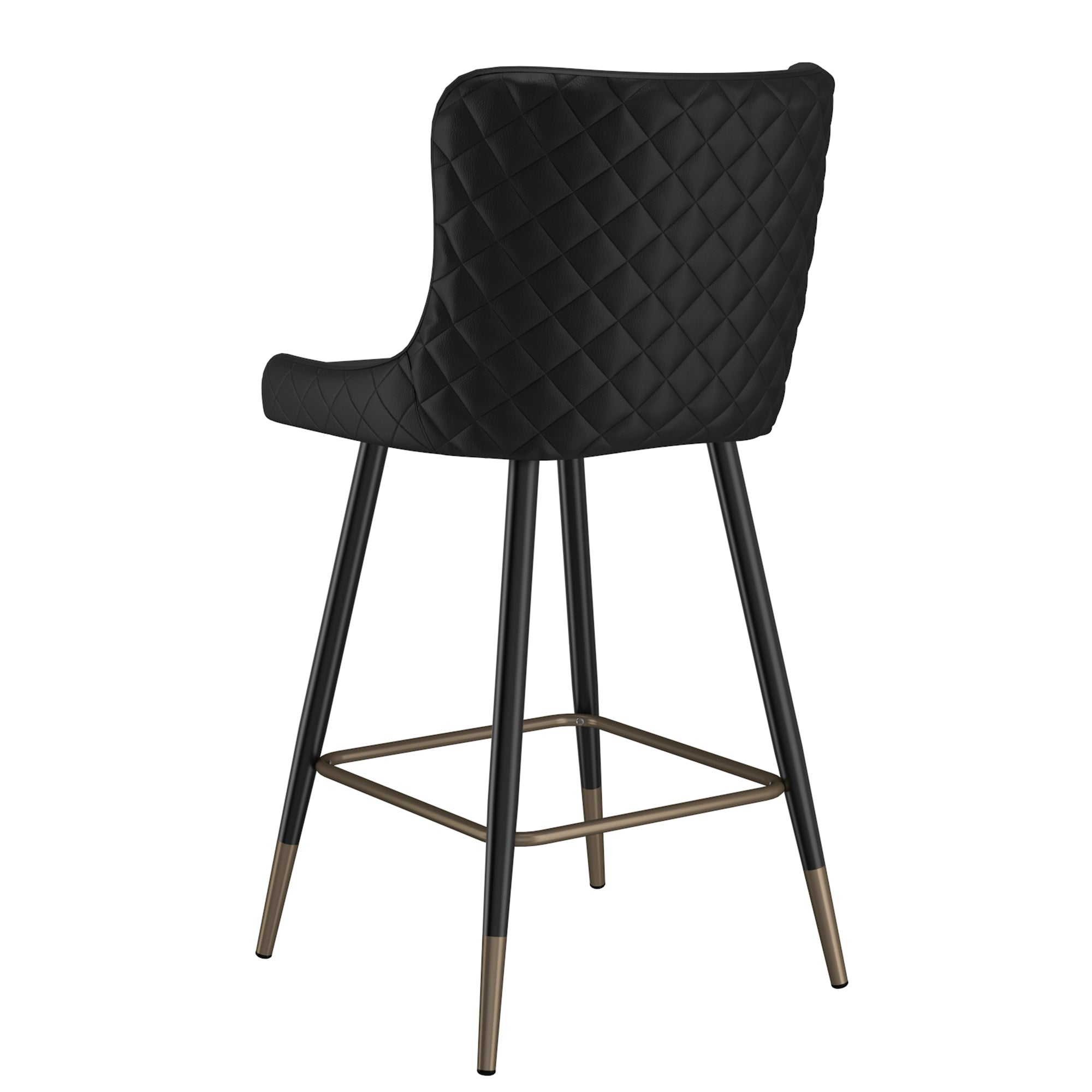 XANDER-26'' COUNTER STOOL-BLACK 2 Pcs