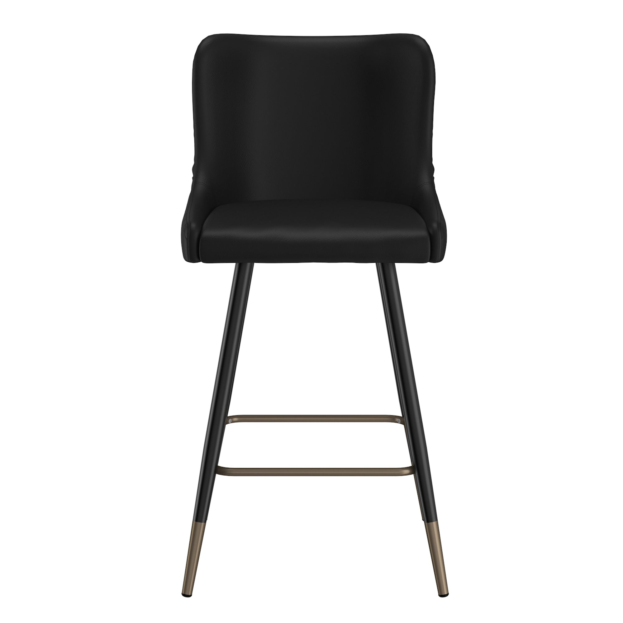 XANDER-26'' COUNTER STOOL-BLACK 2 Pcs