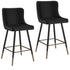 XANDER-26'' COUNTER STOOL-BLACK 2 Pcs