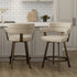 OBERON-26" COUNTER STOOL-IVORY 2 Pcs