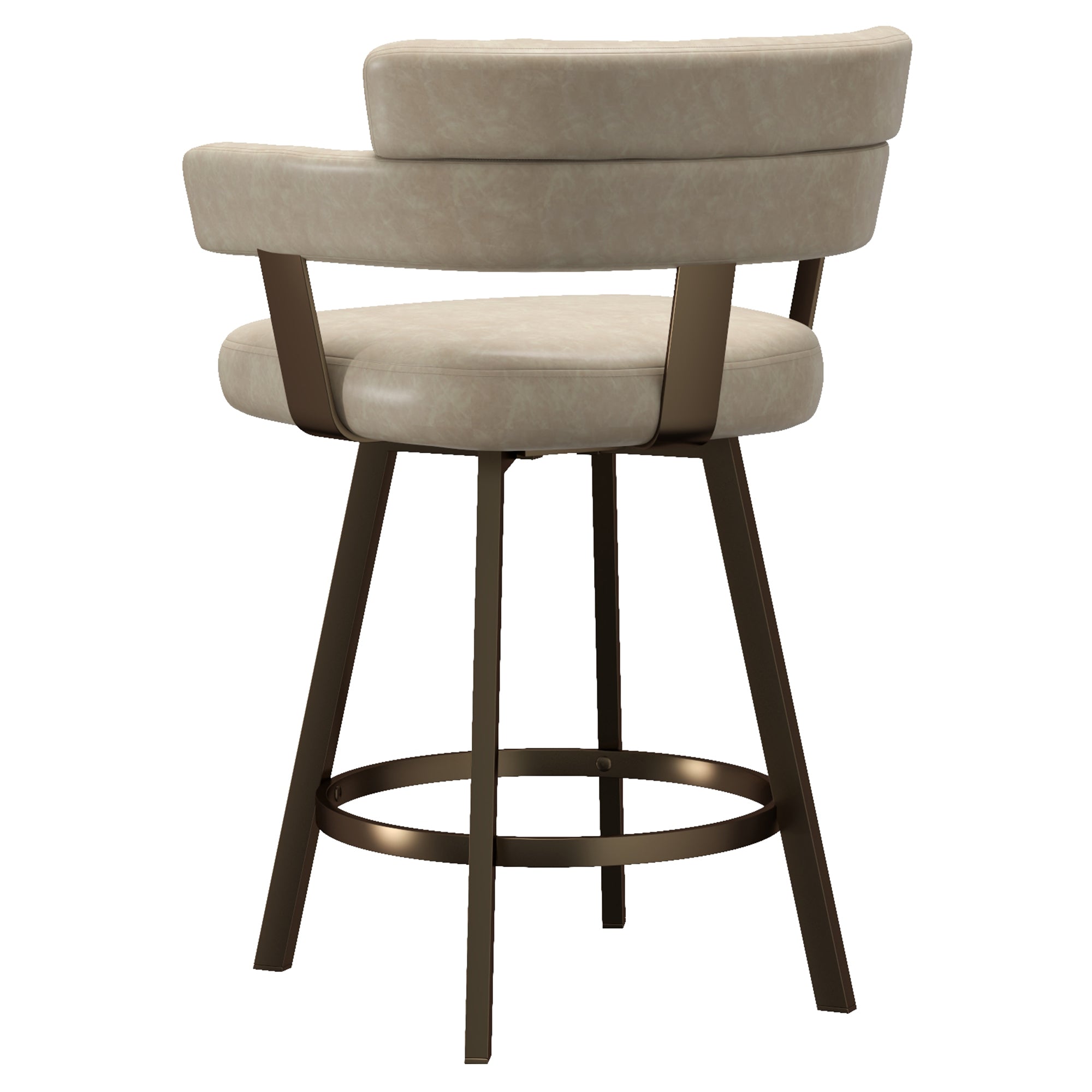 OBERON-26" COUNTER STOOL-IVORY 2 Pcs