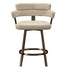 OBERON-26" COUNTER STOOL-IVORY 2 Pcs