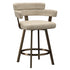 OBERON-26" COUNTER STOOL-IVORY 2 Pcs