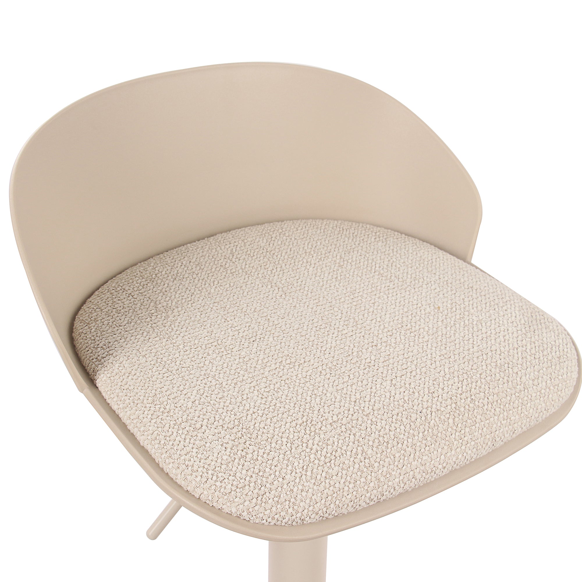 MABEL-AIR LIFT STOOL-BEIGE 2 Pcs