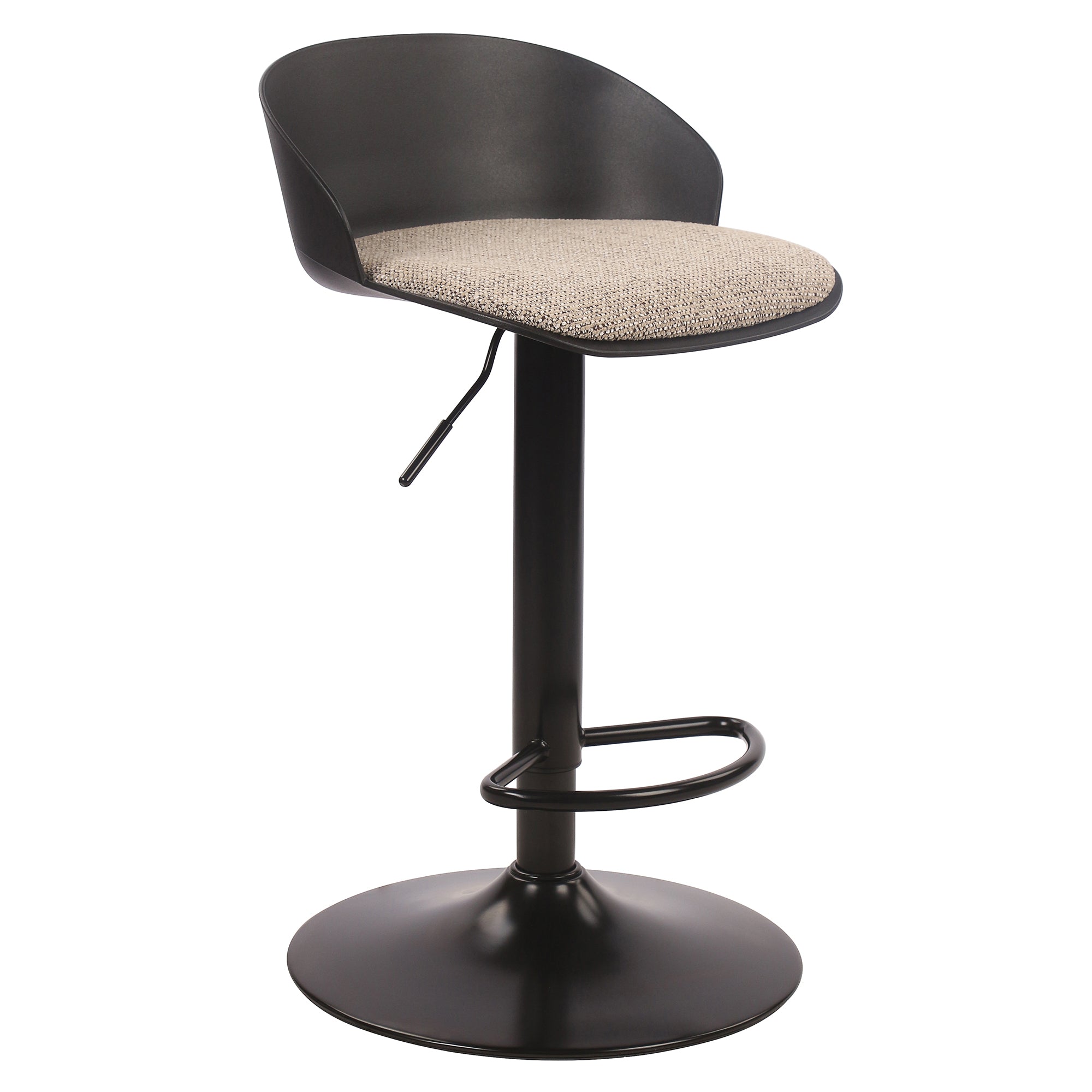 MABEL-AIR LIFT STOOL-BLACK 2 Pcs