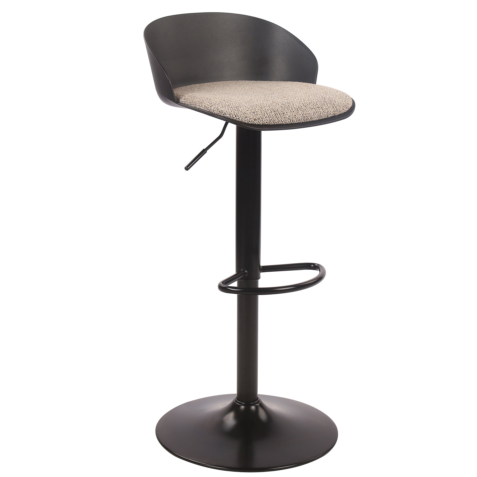 MABEL-AIR LIFT STOOL-BLACK 2 Pcs