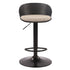 MABEL-AIR LIFT STOOL-BLACK 2 Pcs