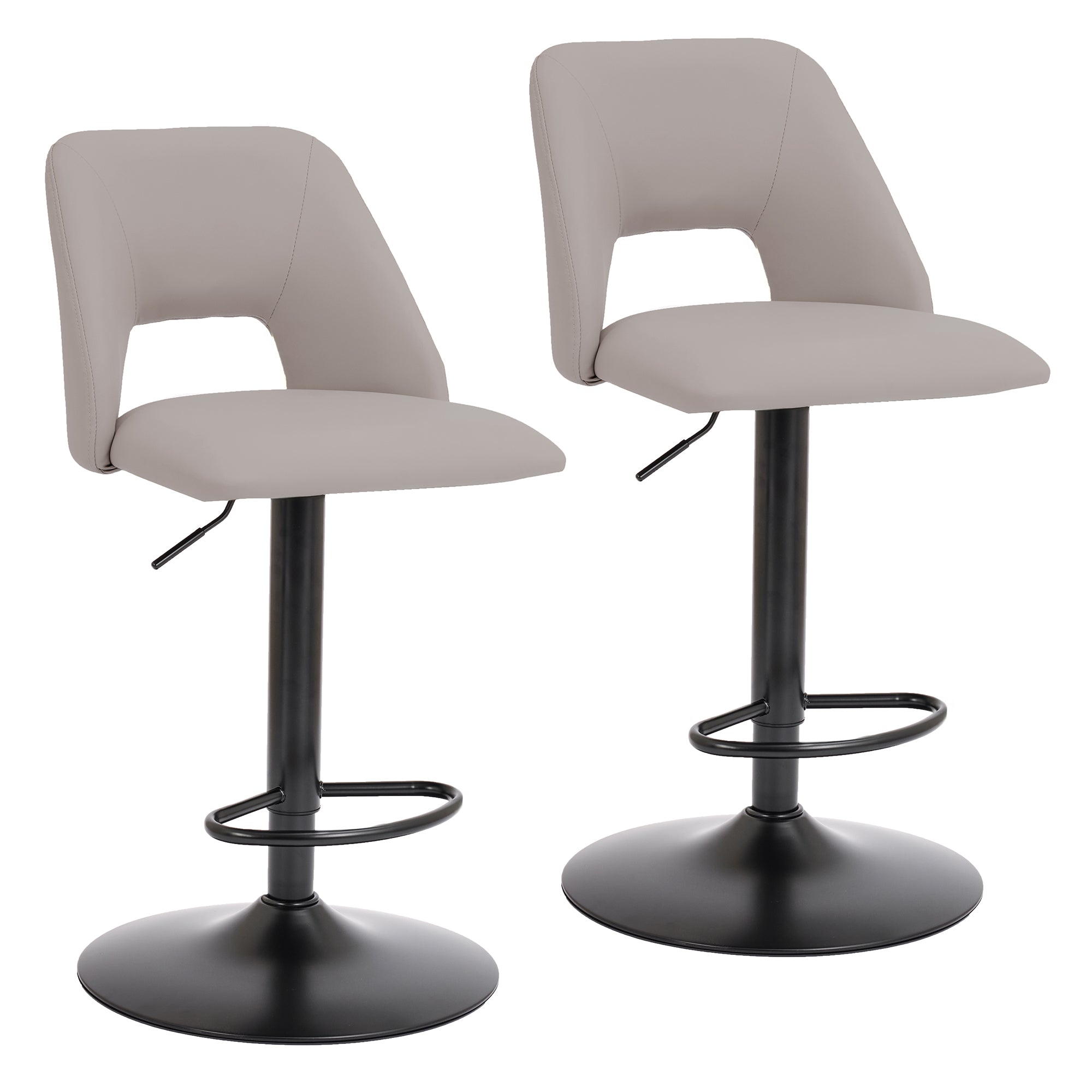 ADLER-AIR LIFT STOOL-BEIGE 2 Pcs