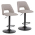 ADLER-AIR LIFT STOOL-BEIGE 2 Pcs