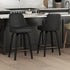 OAKLEY-26' COUNTER STOOL-CHARCOAL 2 Pcs