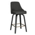 OAKLEY-26' COUNTER STOOL-CHARCOAL 2 Pcs