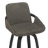 PARKER-26' COUNTER STOOL-CHARCOAL 2 Pcs