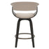 HOLT-26" COUNTER STOOL-MUSHROOM - WALNUT 2 Pcs