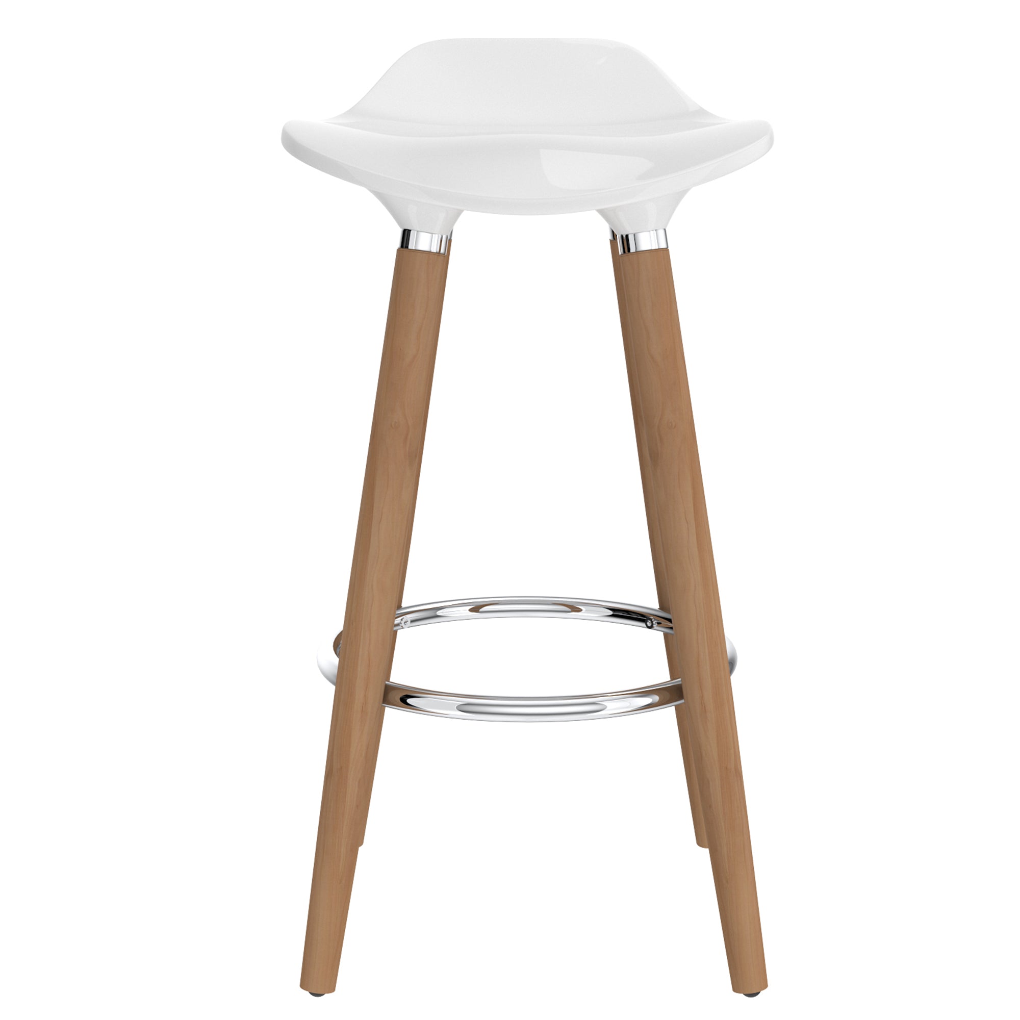 TREX-26" COUNTER STOOL-WHITE 2 Pcs