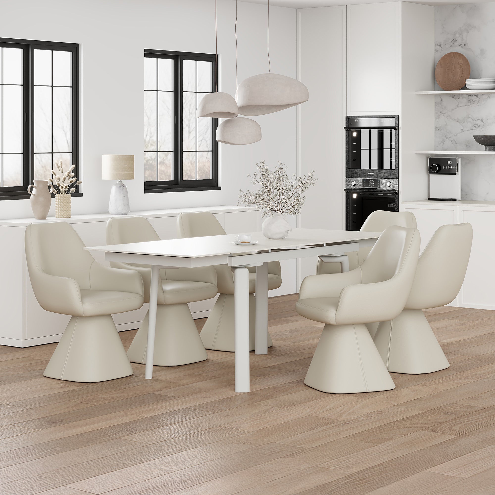 BELLARO - CAPRESE BEG-7PC DINING SET