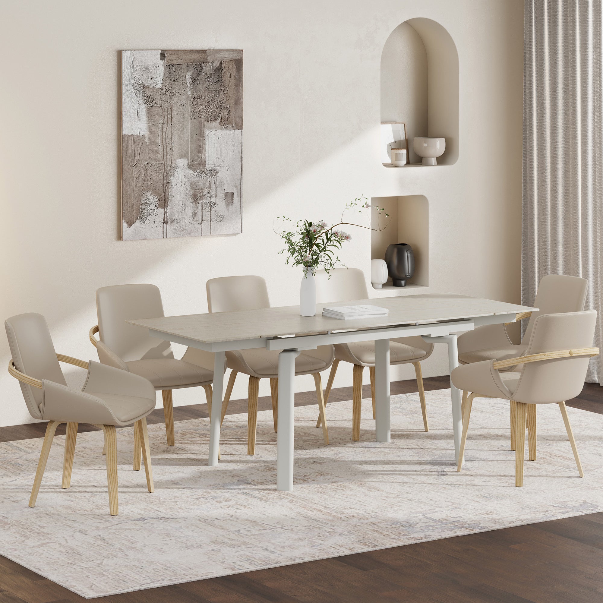 BELLARO - CASPIAN SND-7PC DINING SET