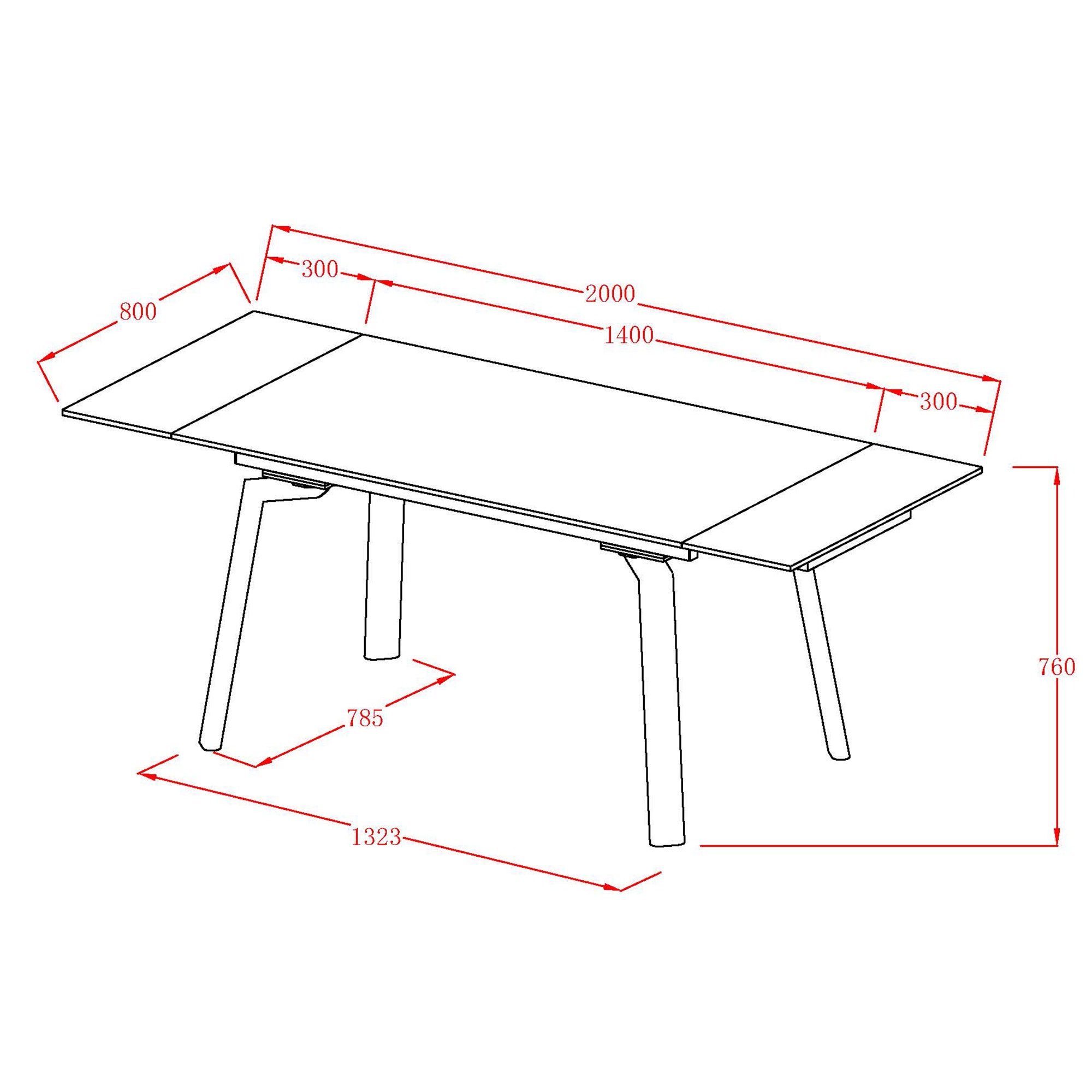 BELLARO - CASPIAN SND-7PC DINING SET