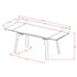BELLARO - CASPIAN SND-7PC DINING SET