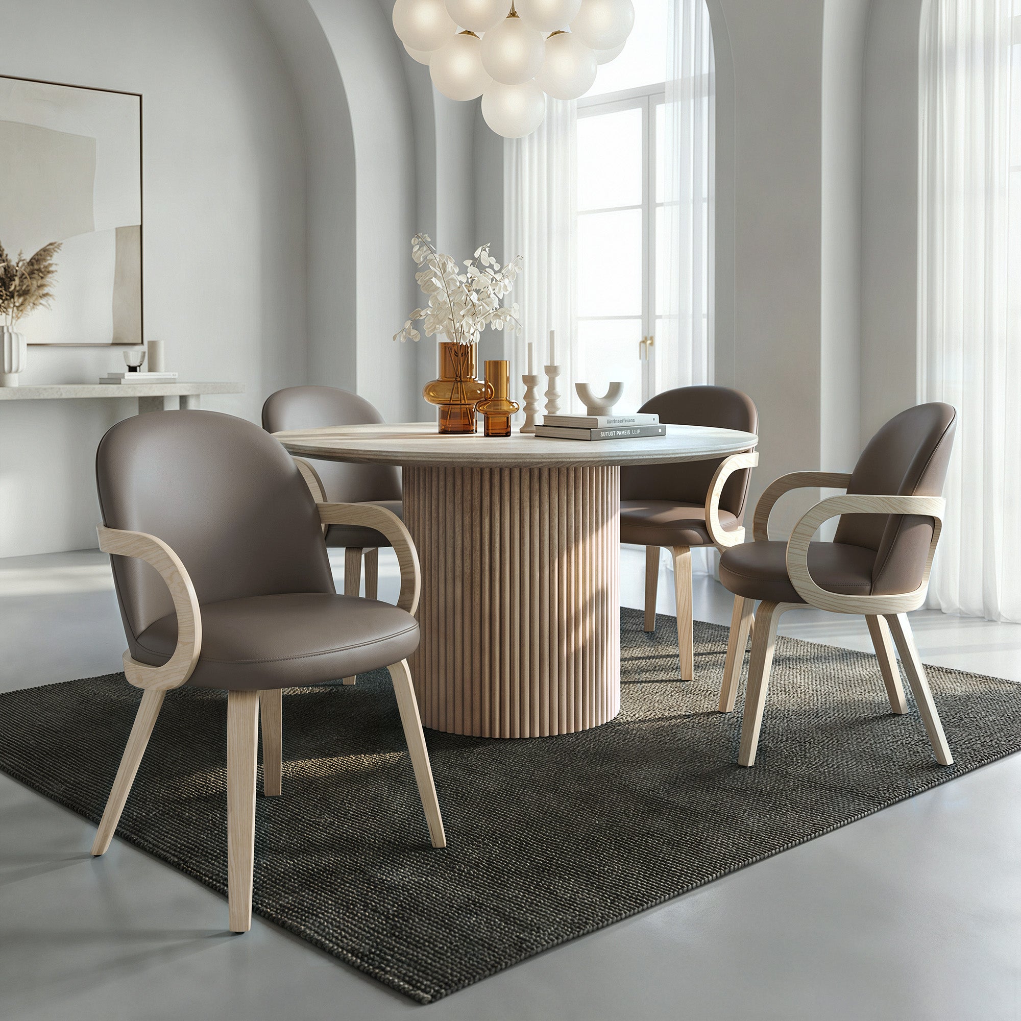 THALIA - CELEST DTP-5PC DINING SET