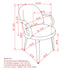 THALIA - CELEST DTP-5PC DINING SET