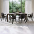 ADVIK MOC - CELEST BRN-7PC DINING SET