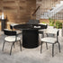 JILSA BLK - KAZAN IV-5PC DINING SET
