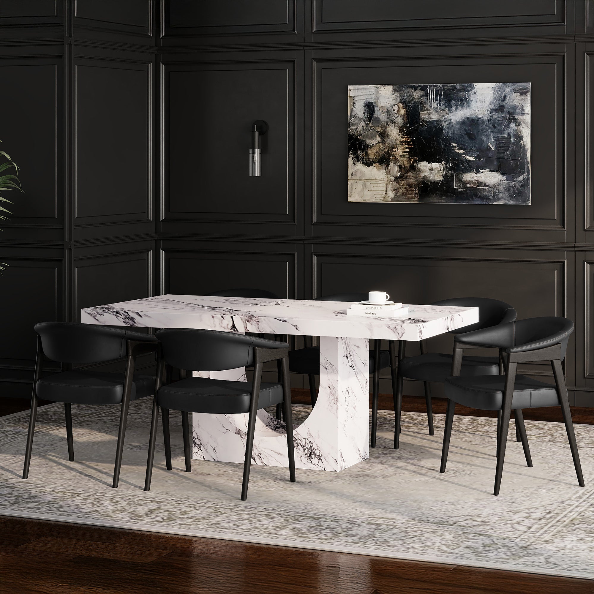 AURELIA BULWT - BEXLEY BLK-7PC DINING SET