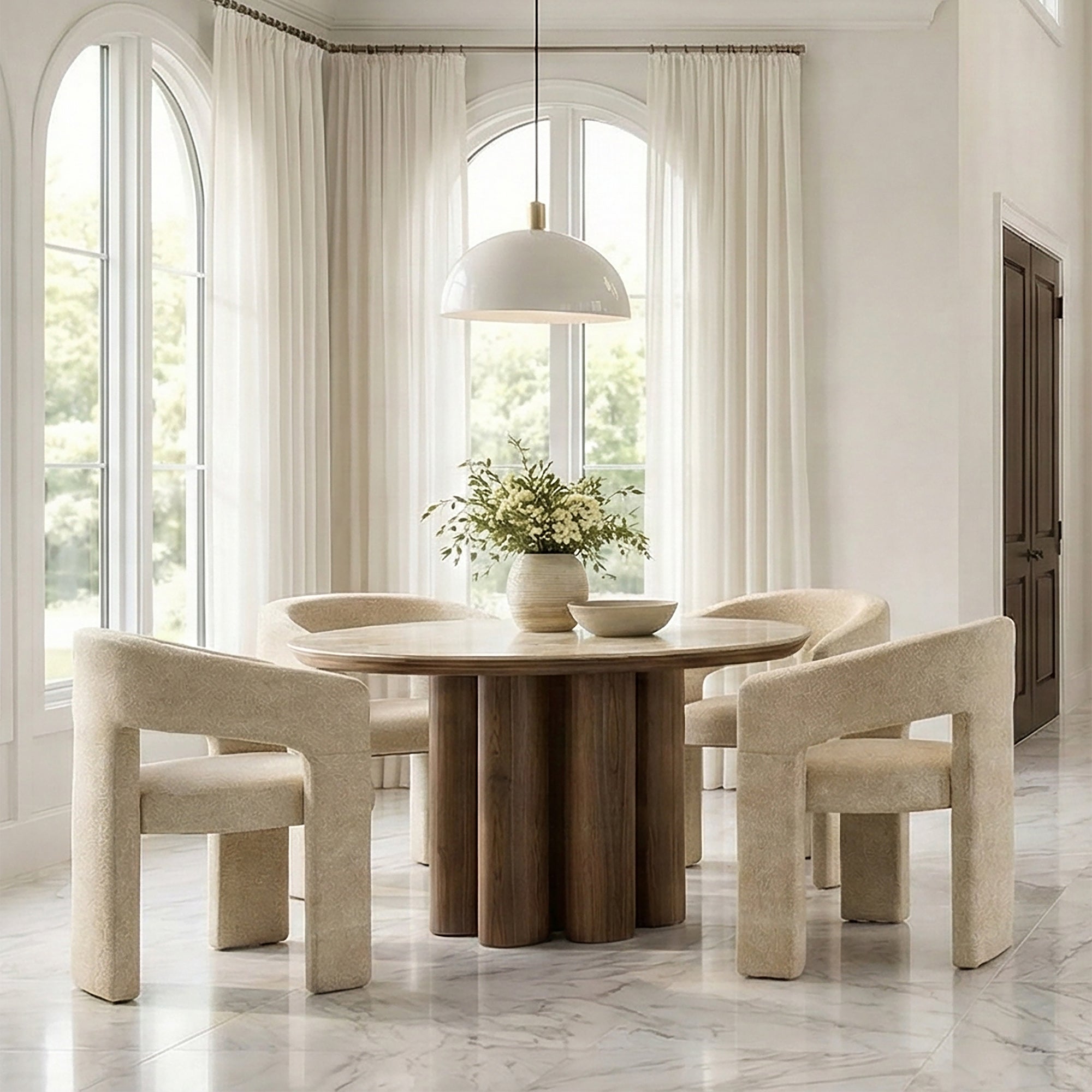 SEATON - AMARA BEG-5PC DINING SET